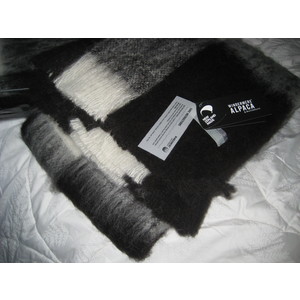 Alpaca Throw - FRIESIAN - Pure Alpaca and NZ-Made