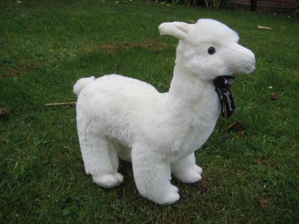 WhiteStuffedAlpaca